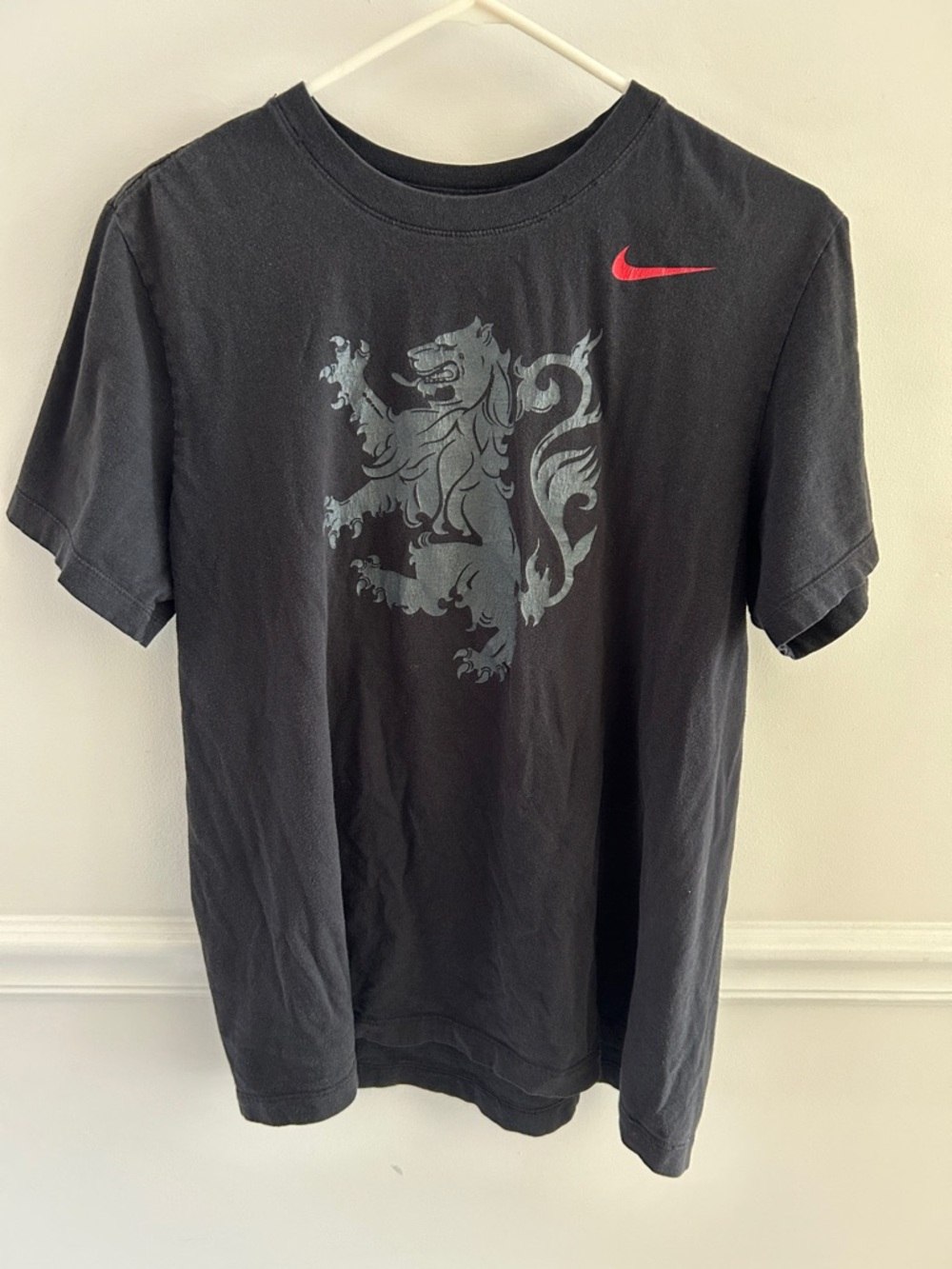 Nike Black Short-Sleeve Tee - Army West Point logo- Red Swoosh